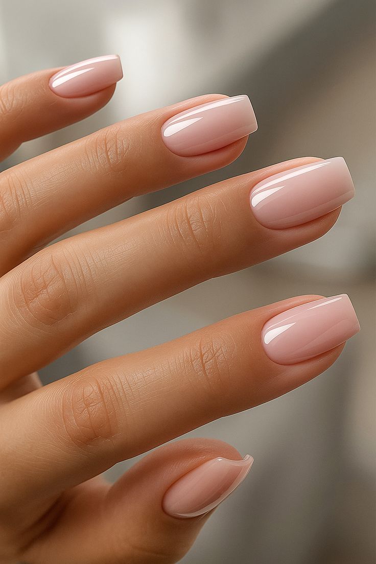 Мягкий квадрат — Glossy nude